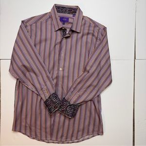 Tallia men’s long sleeve button front shirt. Size medium. Vintage vibe. Flip cuf